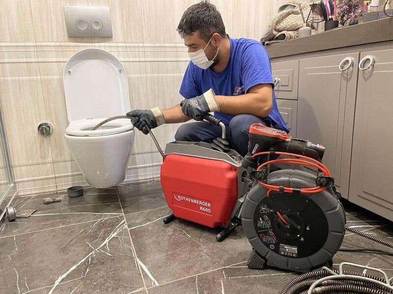 ROTHENBERGER R600 aparatı ilə hidrodinamik təmizləmə